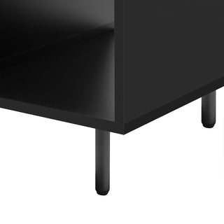 Modern TV Stand for 80'' TV with 2 Doors, Media Console Table, Entertainment Center with Large Storage Cabinet for Living Room, Bedroom