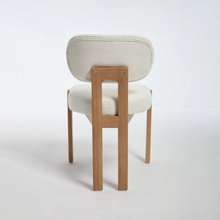 Wooden Dining Chairs Set of 2, Modern Fabric Upholstered Dining Room Chair Kitchen Chairs, Farmhouse Dinner Chair for Kitchen Dining Room Dweva