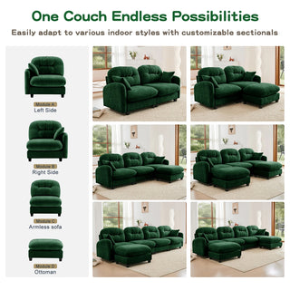 Loveseat Cloud Sectional Couches Dweva