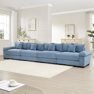 Velora Cloud Modular Sofa - Blue
