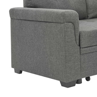 86'' Upholstered Pull-Out Sofa Bed Dweva