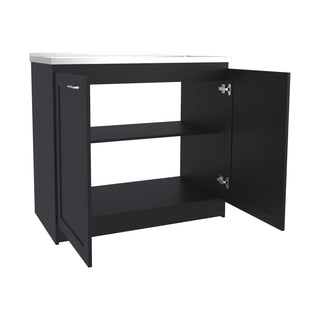 Montello Utility Sink, Kitchen, Black Dweva