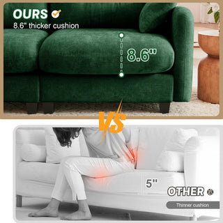 Mira Sofa With Ottoman Dweva