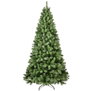 7ft Pre-Lit PVC Christmas Tree with 400 UL Lights, 1072 Tips, Auto-Unfold Memory Wire, Easy Assembly with Stable Metal Stand – Full Artificial Holiday Tree Dweva