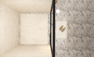 44-48" W × 72" H Tempered Glass with Explosion Proof Film, Aluminum Frame Double Sliding Shower Door, "1/4 (6 mm), Stainless Steel handle, Matte Black Dweva