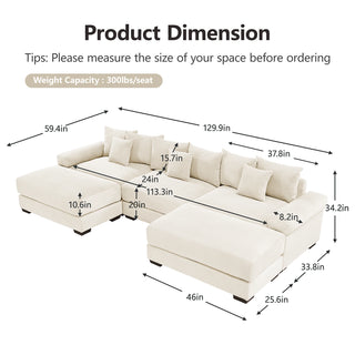 Velora Cloud Modular Sofa