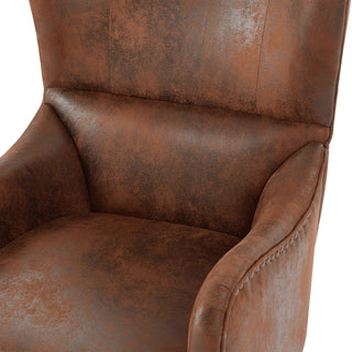 HI-BACK Studded Chair,Arm Chair,Living-room, Study and Bedroom Dweva