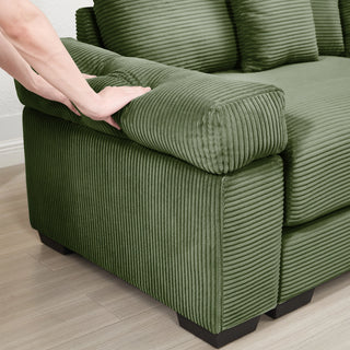 Velora Cloud Modular Sofa - Green