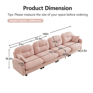 Mira King Sofa Dweva
