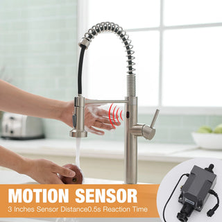 Touchless Kitchen Faucet,Hands Free Automatic Smart Kitchen Faucet Dweva