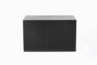 30 inch aluminum underbody truck tool box heavy duty underbed toolbox tool storage organizer chest with lock and keys, waterproof trailer box, extra thick diamond thread plate matte black finish Dweva