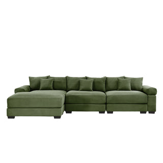 Velora Cloud Modular Sofa - Green