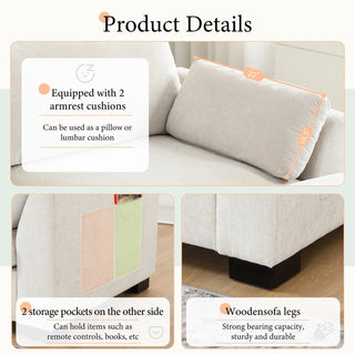 130" Modular Sectional Sofa Dweva