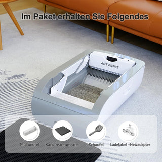 Smart Cat Litter Box Cat Litter Box Wide Opening Dweva