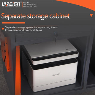 Extra large mobile computer cabinet suitable for up to 32-inch monitors Dweva