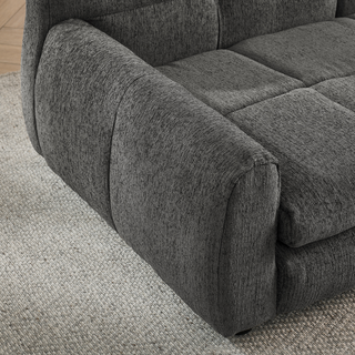 Soft and comfortable pet bed for big and oversized dogs, durable elevated dog sofa bed, comfortable dog sofa, modern and fashionable linen fabric dog sofa-DARK GREY Dweva