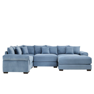 Velora Cloud Modular Sofa - Blue