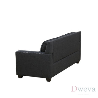 Kendall Linen Track-Arm Nailhead Sofa Dweva