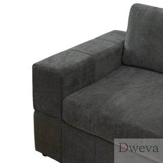 Haven 6-Piece Pineapple Fabric Modular Sectional Sofa Set Dweva