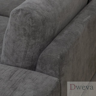 Haven 4-Piece Pineapple Fabric Modular Sectional Sofa Set Dweva