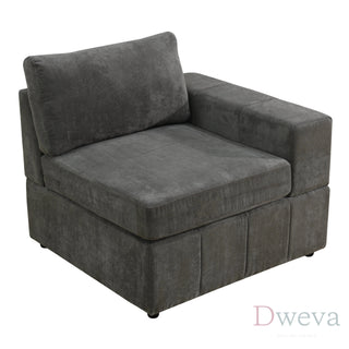 Haven 6-Piece Pineapple Fabric Modular Sectional Sofa Set Dweva