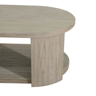 Walnut MDF and Oak Living Room Coffee Table Karo Home