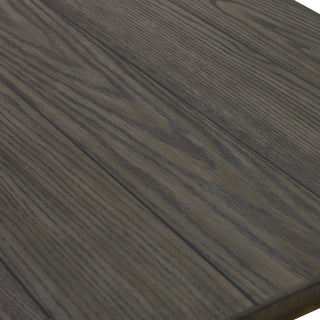 Dark Grey MDF Top and White Oak Drawer Living Room End Table