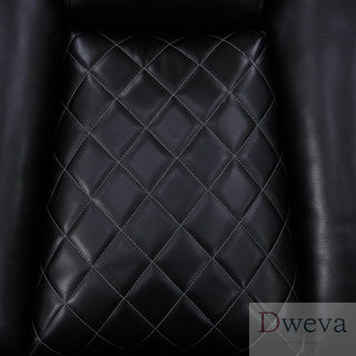 CineLuxe 3-Piece Breathing Leather Power Recliner Sectional Sofa Dweva