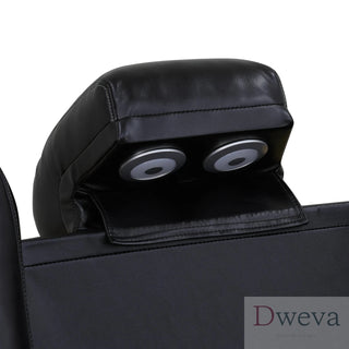 CineLuxe 3-Piece Breathing Leather Power Recliner Sectional Sofa Dweva