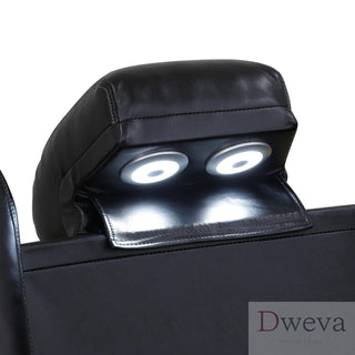 CineLuxe 3-Piece Breathing Leather Power Recliner Sectional Sofa Dweva