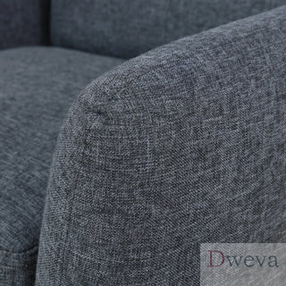 Kendall Tufted Linen Sofa Dweva