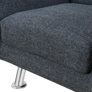 Kendall Tufted Linen Sofa Dweva