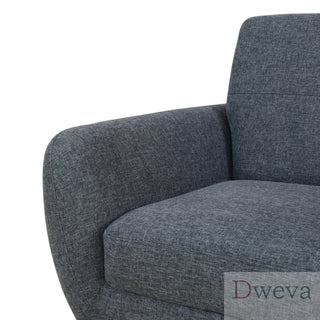 Kendall Tufted Linen Sofa Dweva