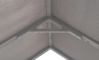 Outdoor Chicken Coop Enclosures 110" Large Kitten Playpen ,Upgrade Waterproof Cover-GREY Dweva