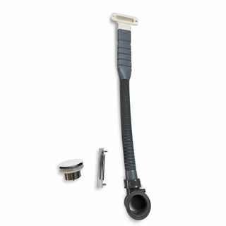 55" Acrylic Freestanding Bathtub, Stand Alone Soaking Tub, Glossy White Acrylic, Toe-tap Chrome Drain, cUPC Certified Dweva