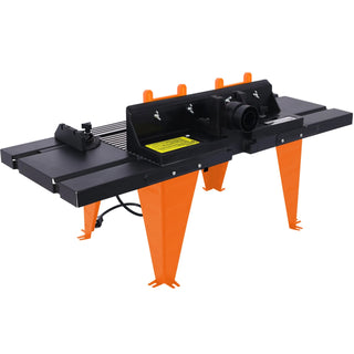 Electric Benchtop Router Table Wood Working Tool,black,orange color Dweva