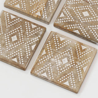 Assorted Design Coasters - Pack of 6 Dweva