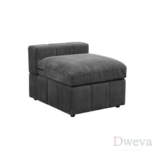 Haven 7-Piece Corduroy Modular Sectional Sofa Set Dweva