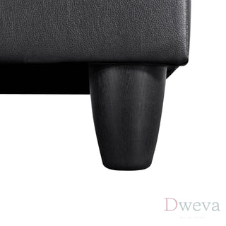 Vetra 3-Piece Faux Leather Sectional Sofa Set Dweva