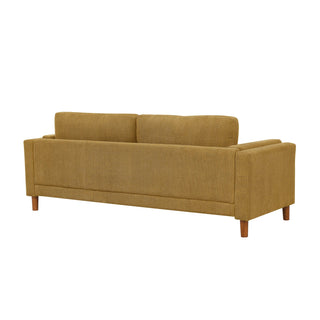 Corduroy Upholstered Square Arm Sofa Dweva
