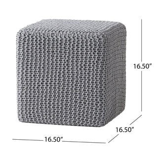 KNITTED FOOT STOOL Dweva
