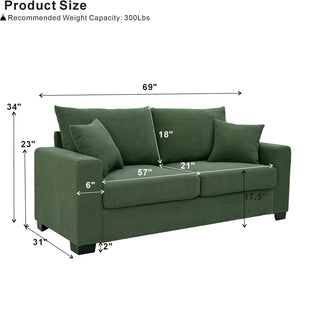 69-inch two-seater Sofa Dweva