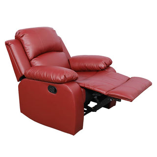 Red Semi PU And PVC Unit Sofa Living Room Sofa