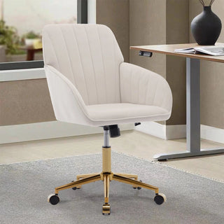 TY Adjustable Office Chair, Home Bedroom, Ergonomic Swivel Chair, Backrest Seat, Comfortable for Long Sitting Dweva