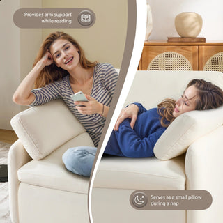 50*43" Oversized Chenille Single Sofa Chair Dweva