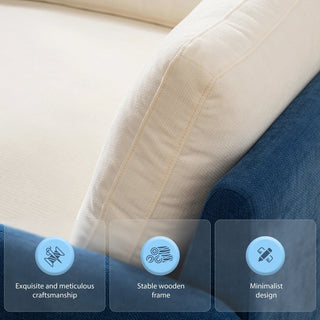 50*43" Oversized Chenille Single Sofa Chair Dweva