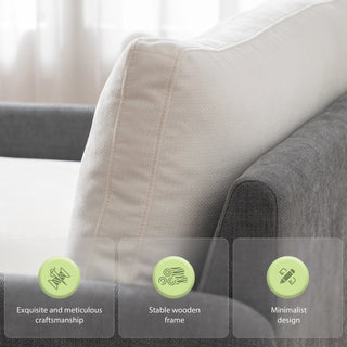 50*43" Oversized Chenille Single Sofa Chair Dweva