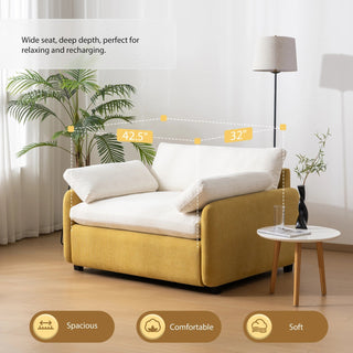 50*43" Oversized Chenille Single Sofa Chair Dweva