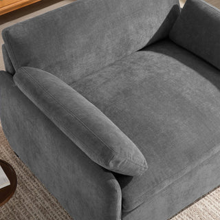 50*43" Oversized Chenille Single Sofa Chair Dweva