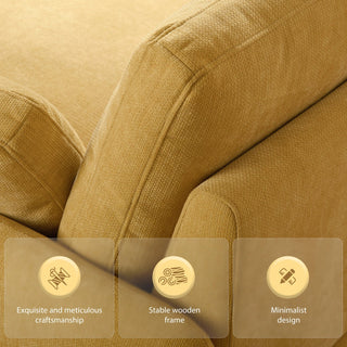 50*43" Oversized Chenille Single Sofa Chair Dweva